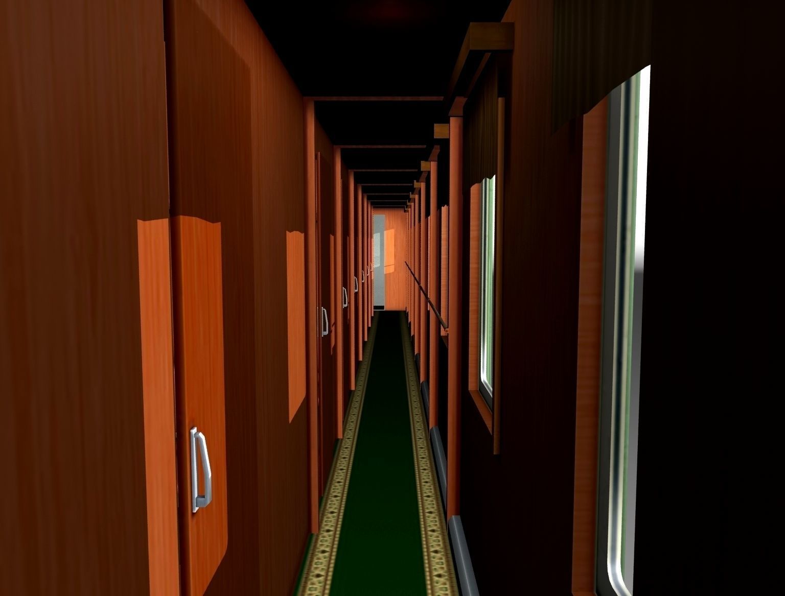 6-axle passenger railcar 3D model_31