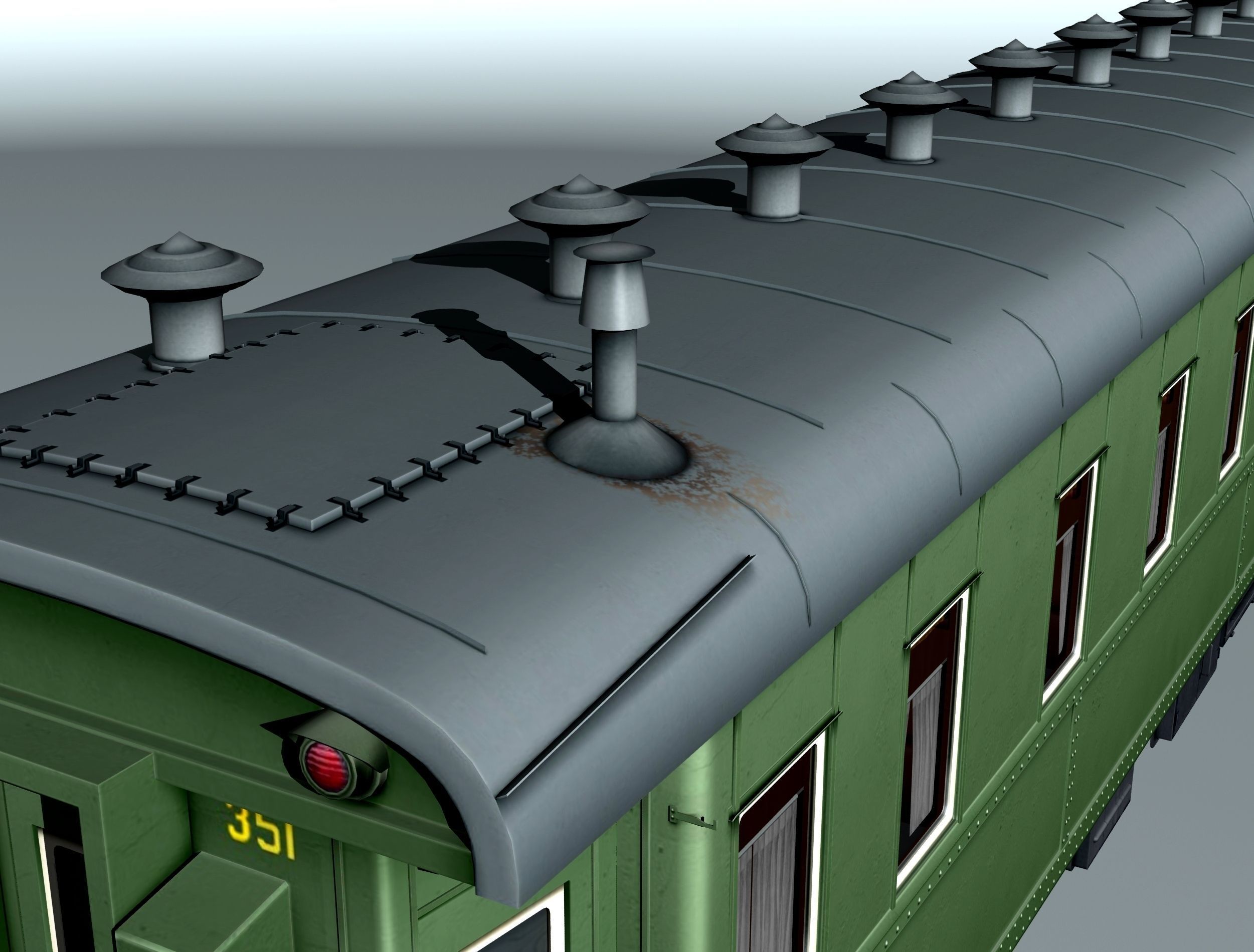 6-axle passenger railcar 3D model_21