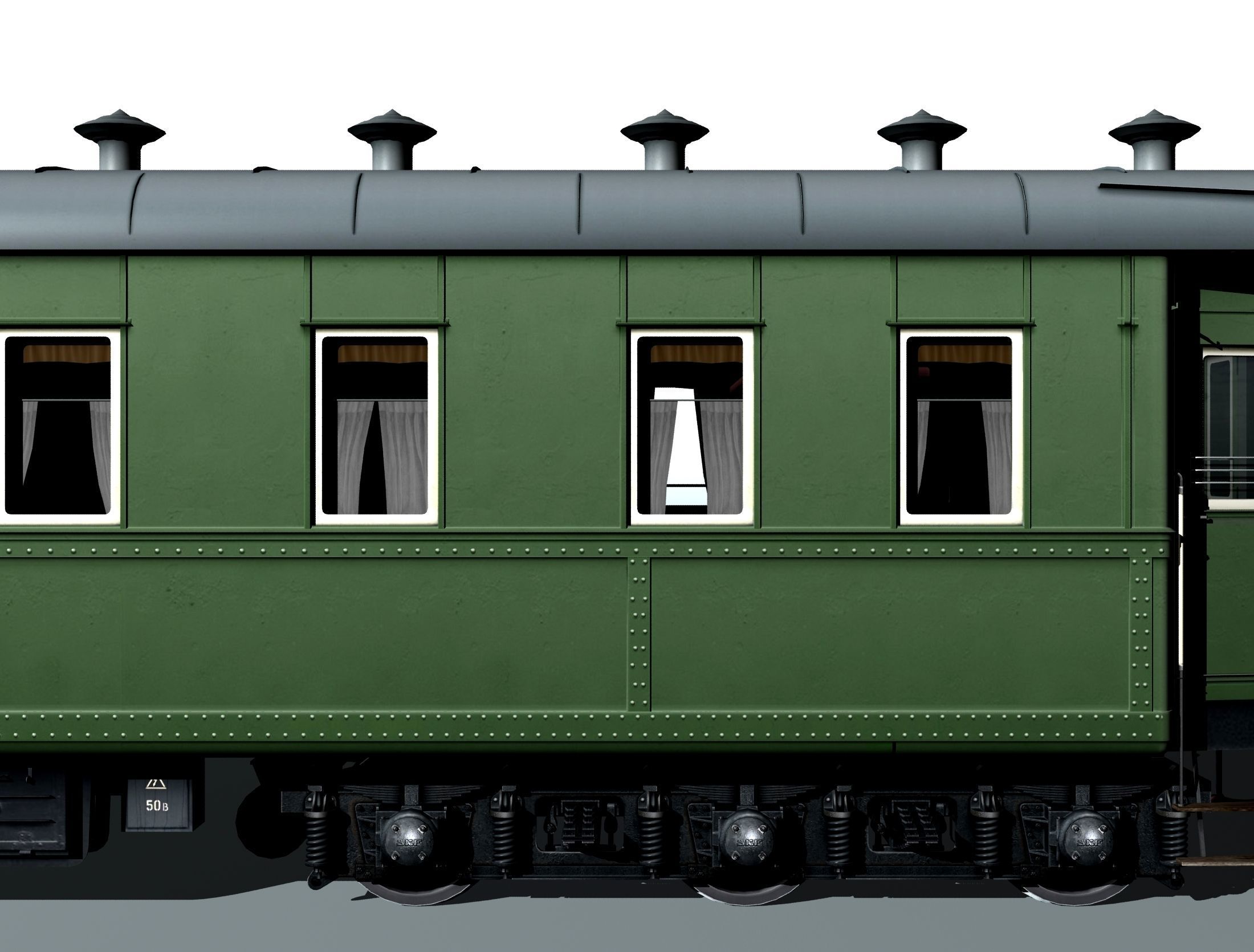 6-axle passenger railcar 3D model_16