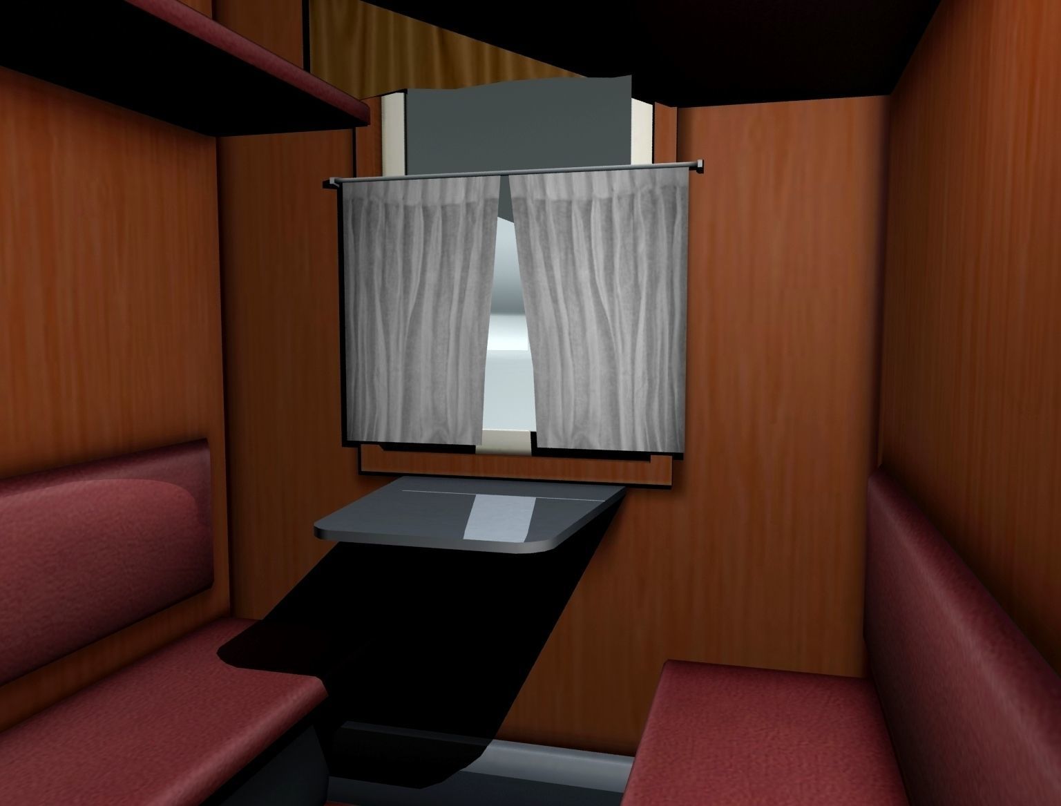 6-axle passenger railcar 3D model_35