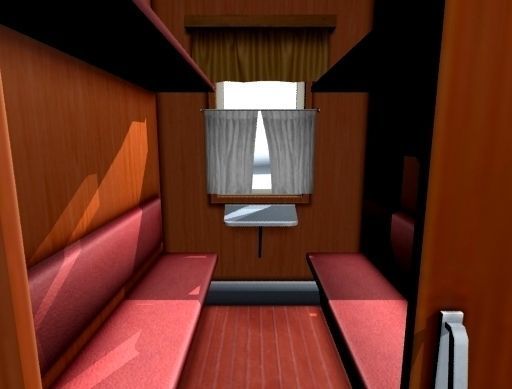 6-axle passenger railcar 3D model_33