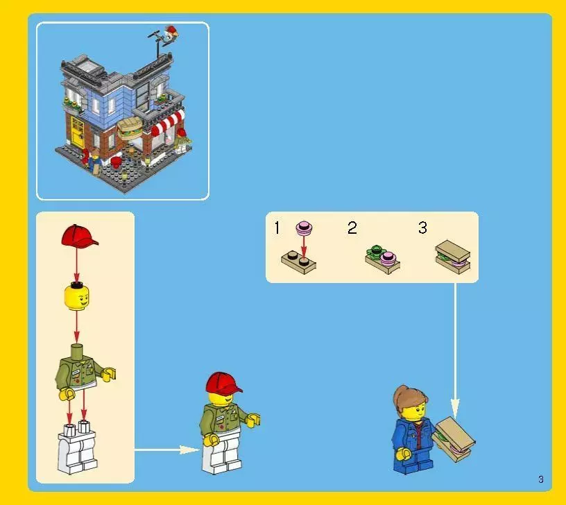 TwindBricks3D - 31050 Corner Deli 3D print model_6