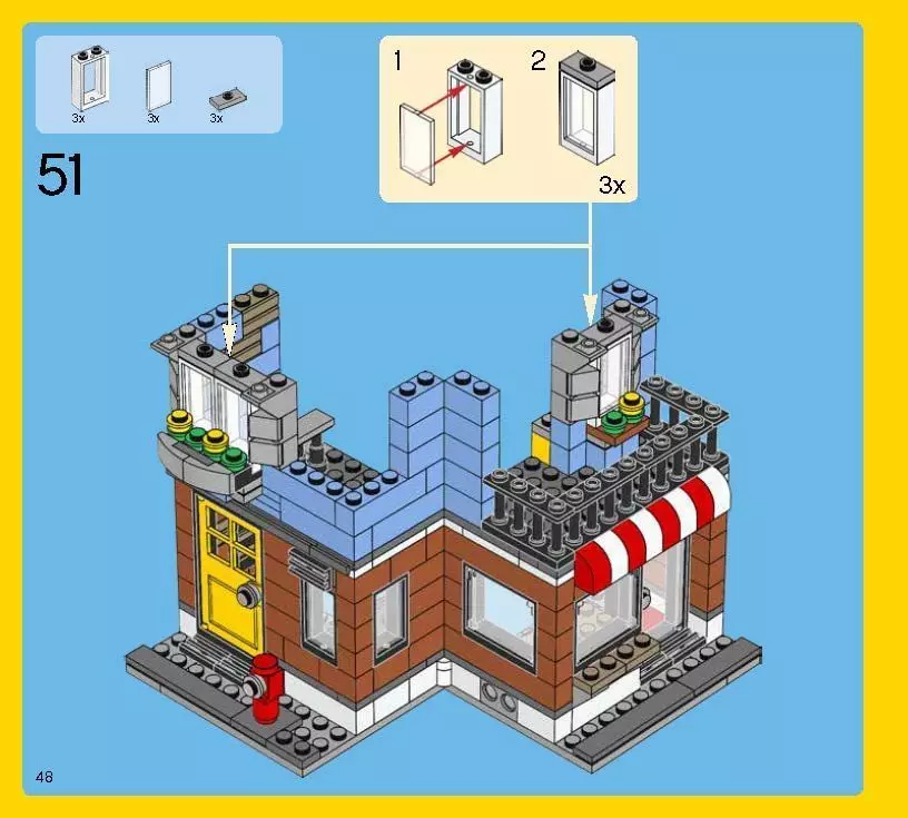 TwindBricks3D - 31050 Corner Deli 3D print model_48