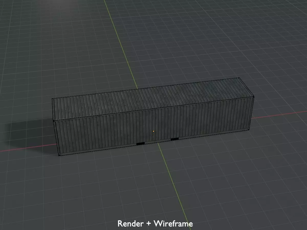 Shipping-Container light gray all versions 3D Model Collection_59