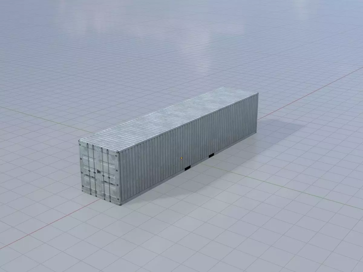Shipping-Container light gray all versions 3D Model Collection_40