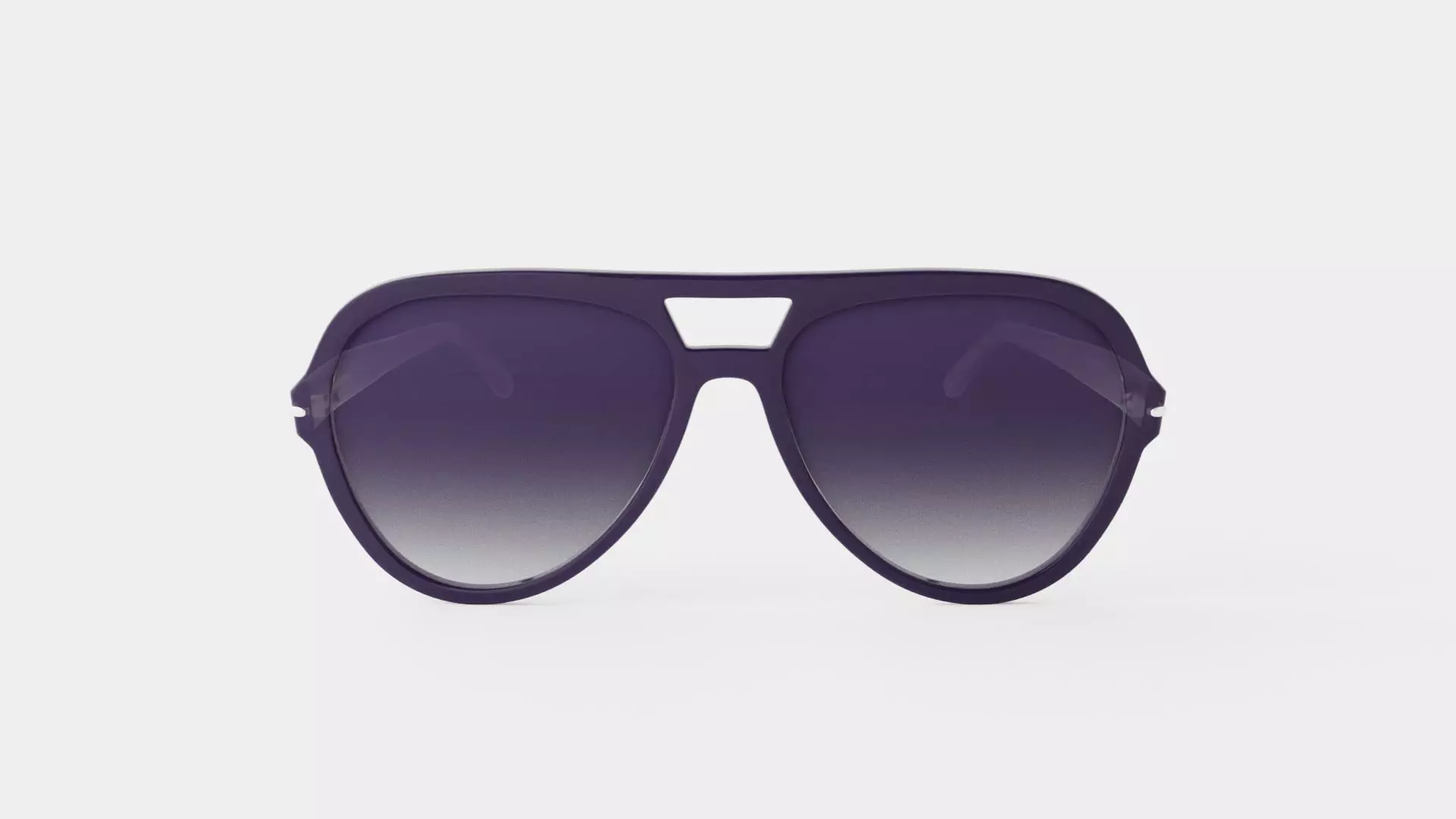 Amelia Smokey Grey Sunglasses Low-poly 3D model_1