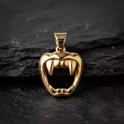Halloween Vampire Mouth Pendant