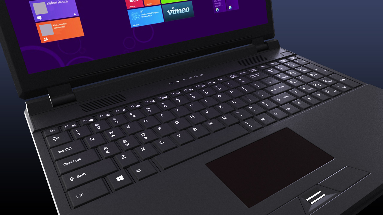 Realistic Laptop Computer 3D model_4