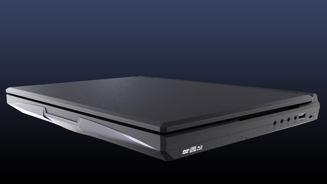 Realistic Laptop Computer 3D model_3