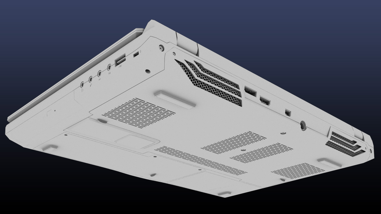 Realistic Laptop Computer 3D model_6