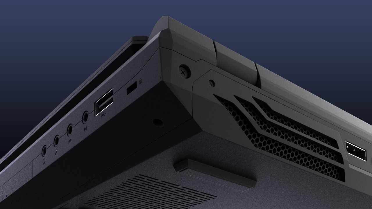 Realistic Laptop Computer 3D model_2