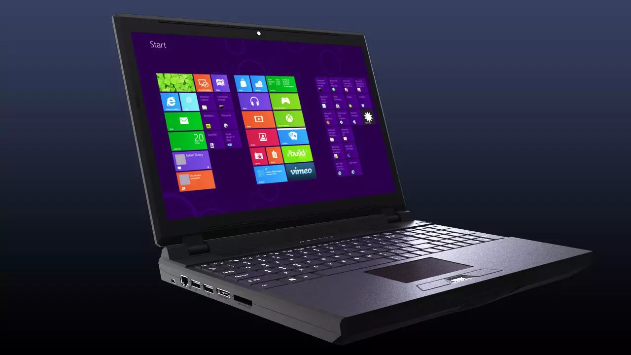 Realistic Laptop Computer 3D model_0
