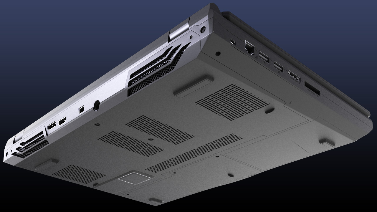 Realistic Laptop Computer 3D model_1