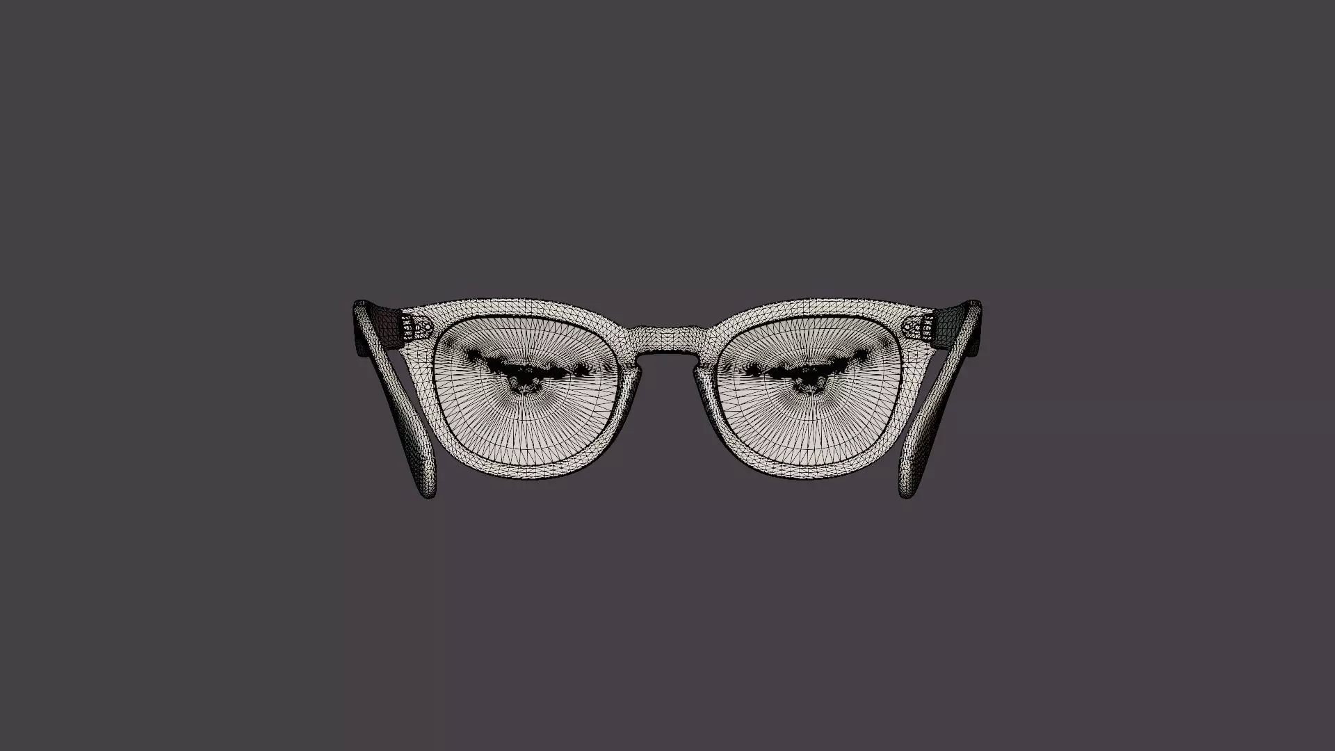 Annie Champagne Glasses Low-poly 3D model_5