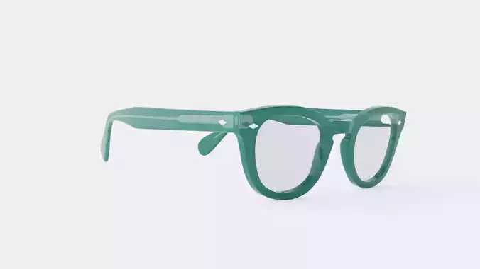 Annie Bottle Green Glasses