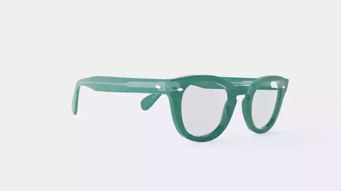 Annie Bottle Green Glasses