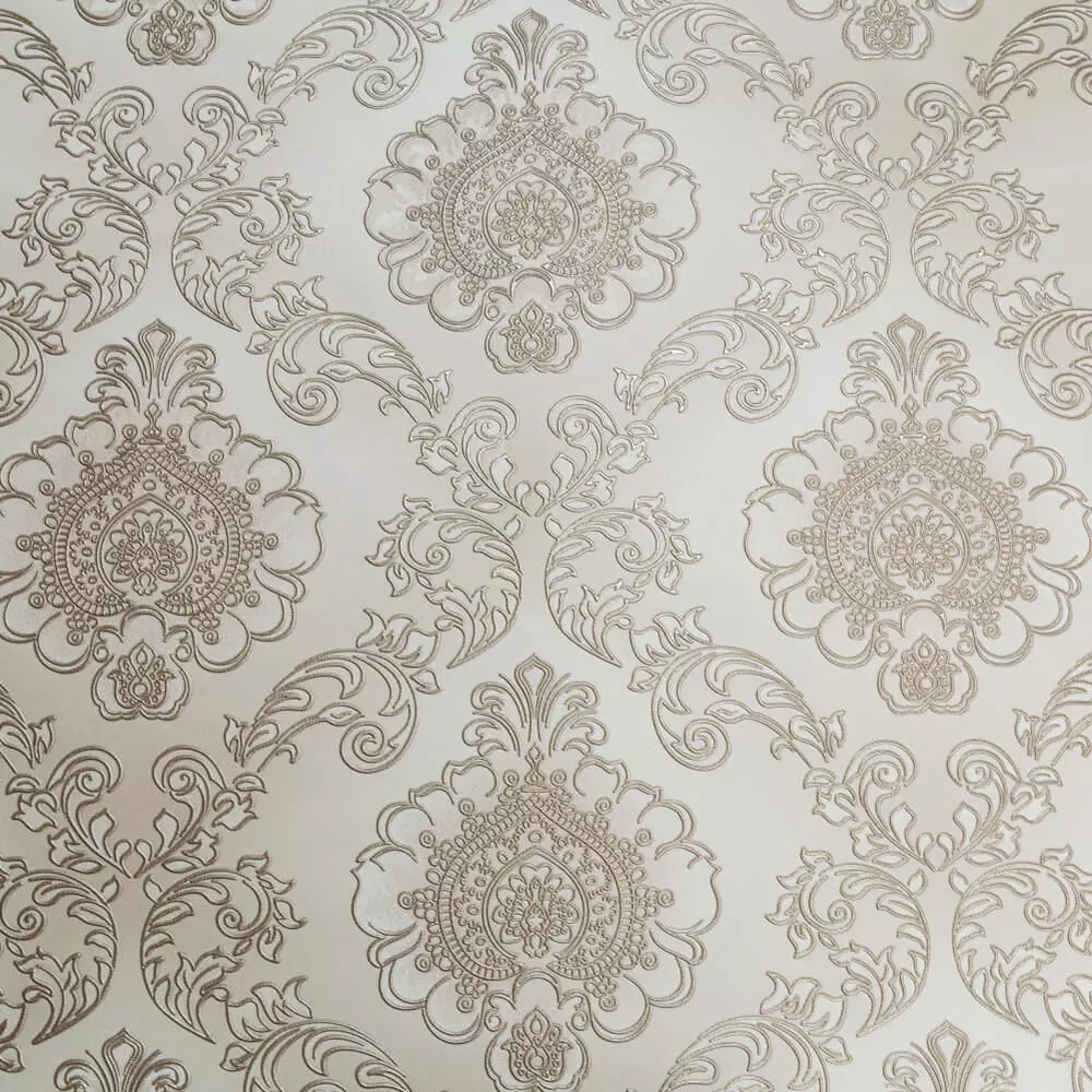 Gold Damask Medallion Wallpaper Texture Texture_1