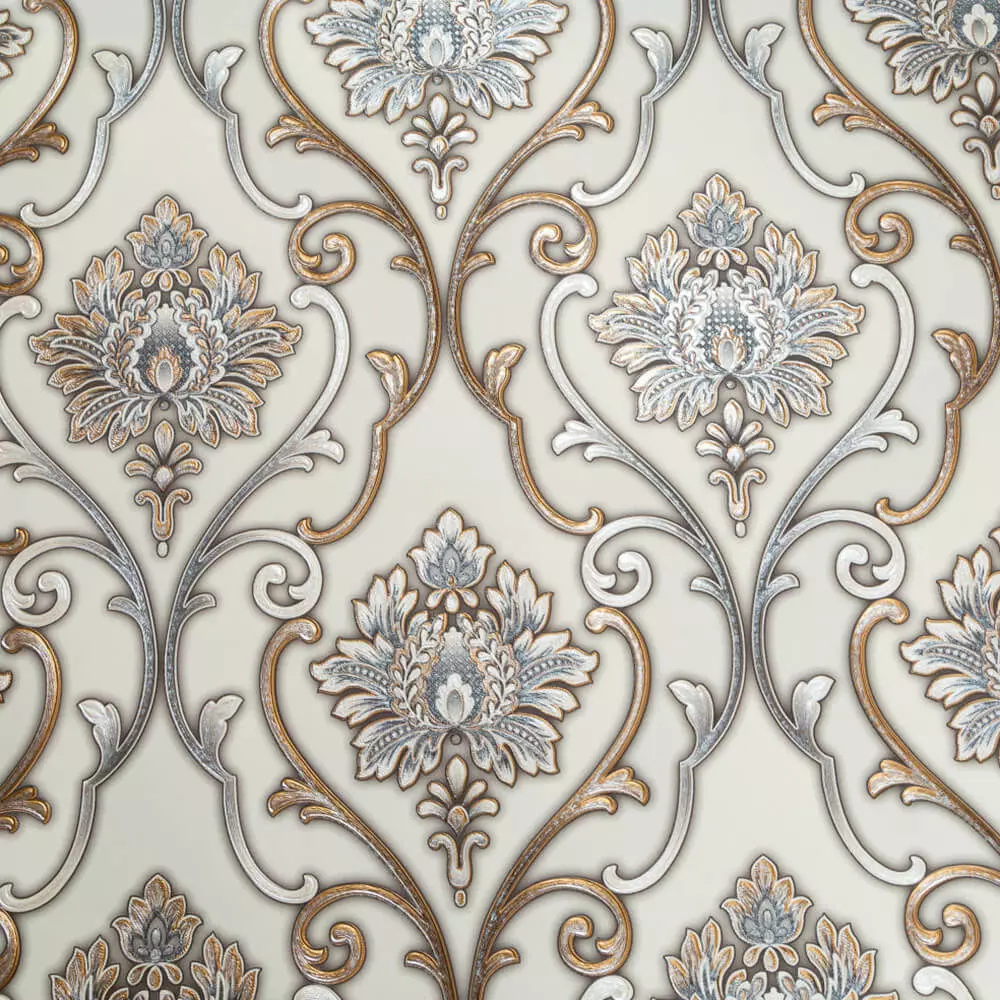 Ivory Royale Damask Wallpaper Texture Texture_1