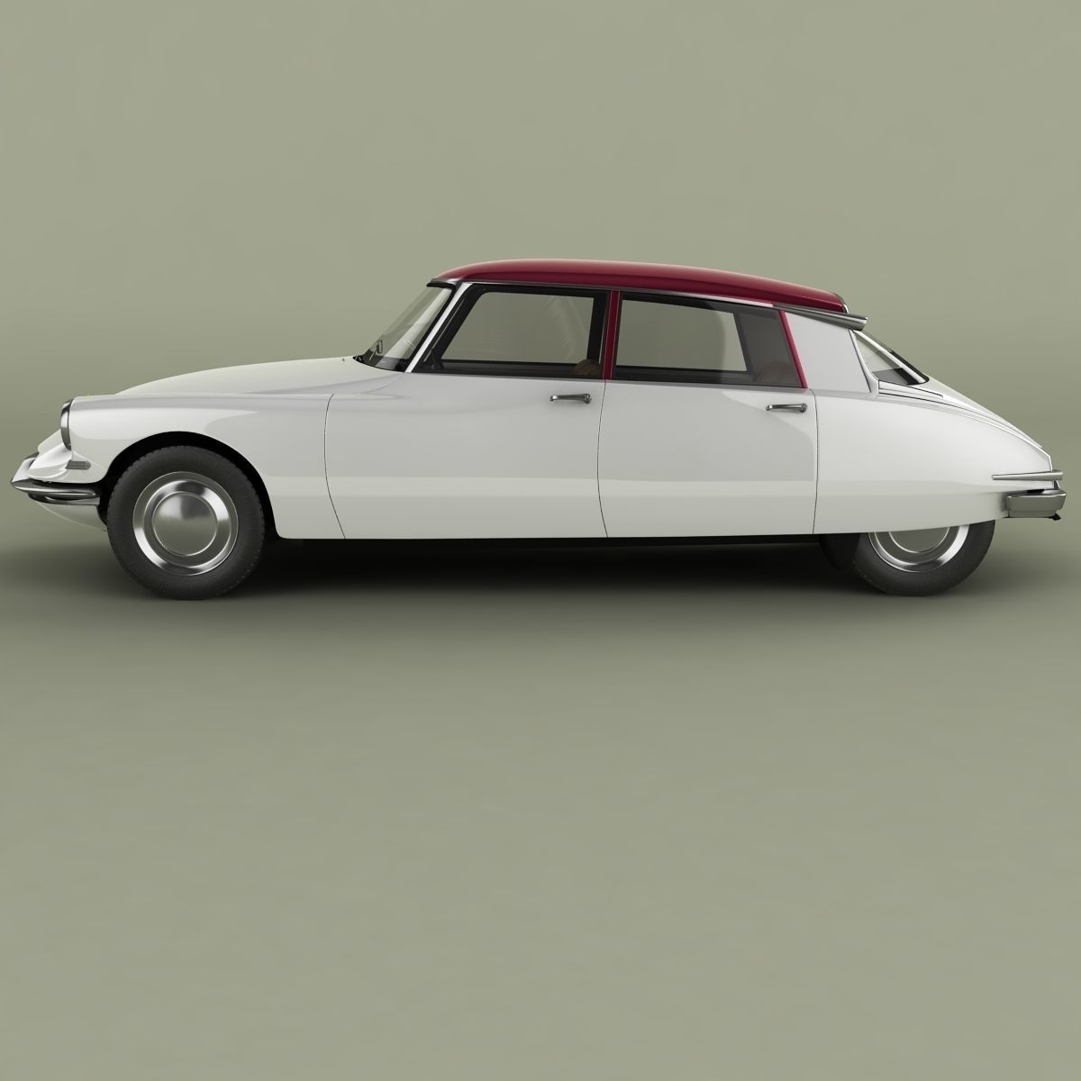 Citroen DS 19 3D model_1