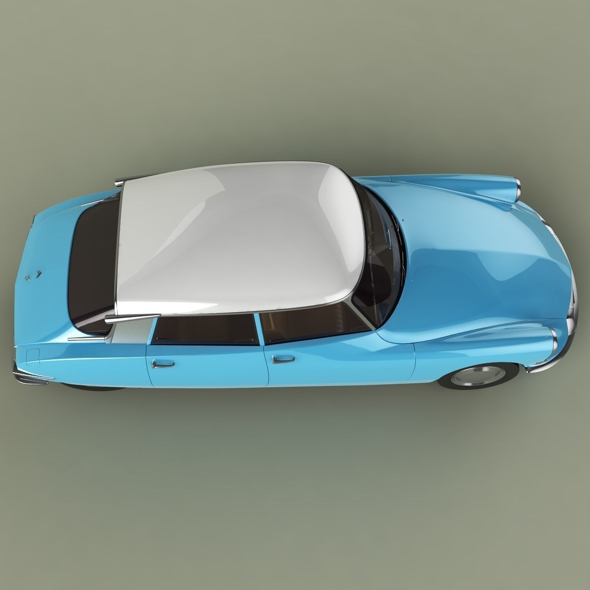 Citroen DS 19 3D model_11