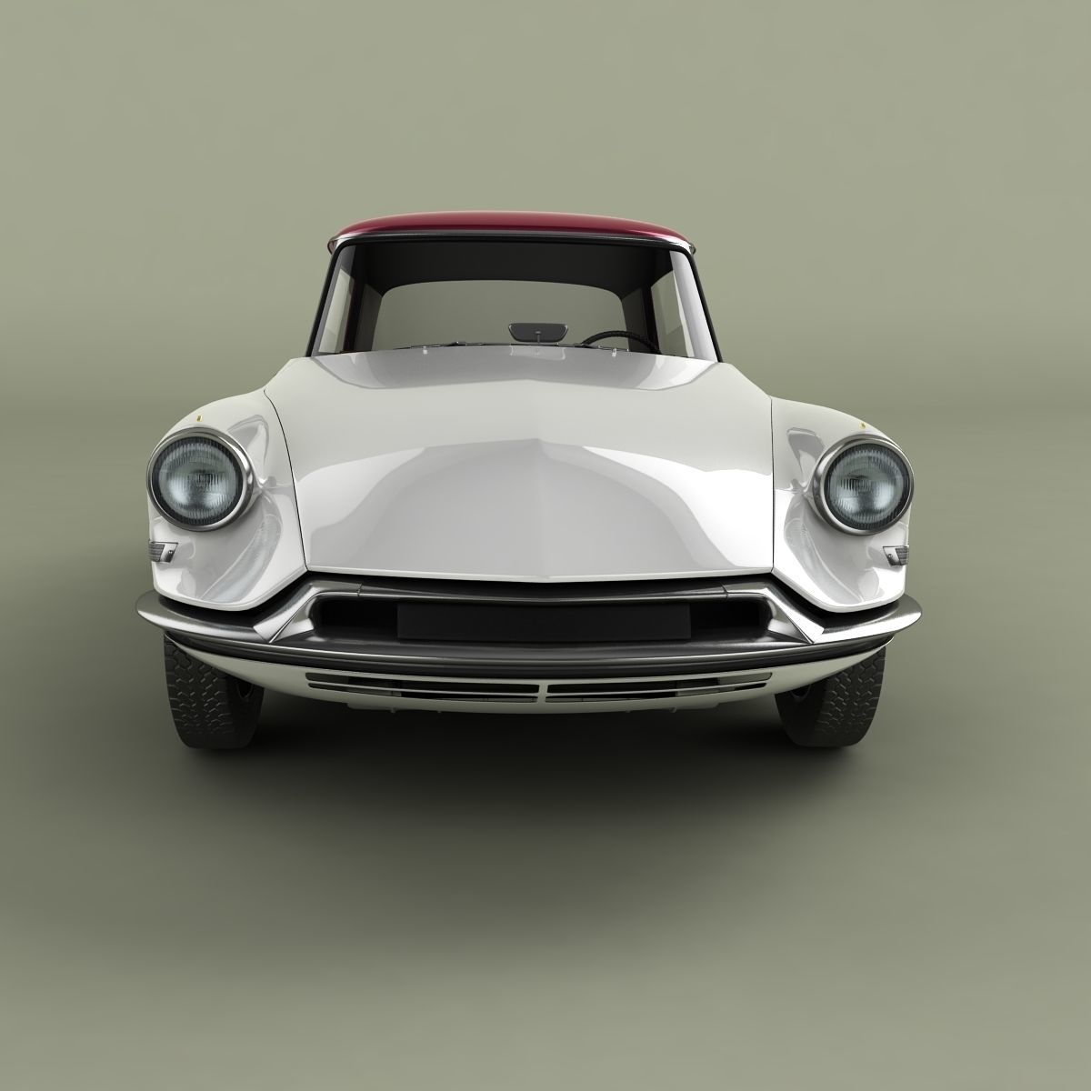 Citroen DS 19 3D model_4