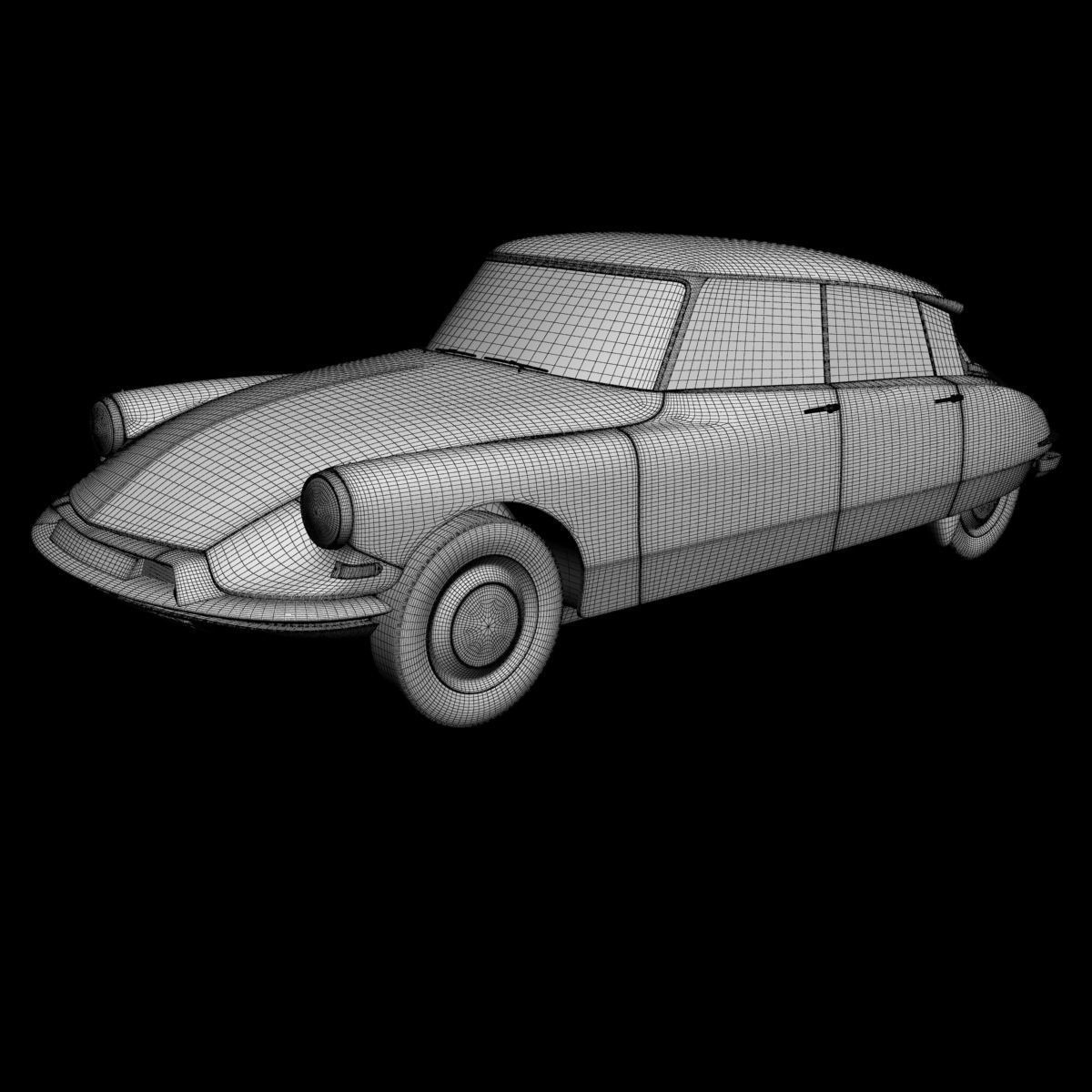 Citroen DS 19 3D model_16