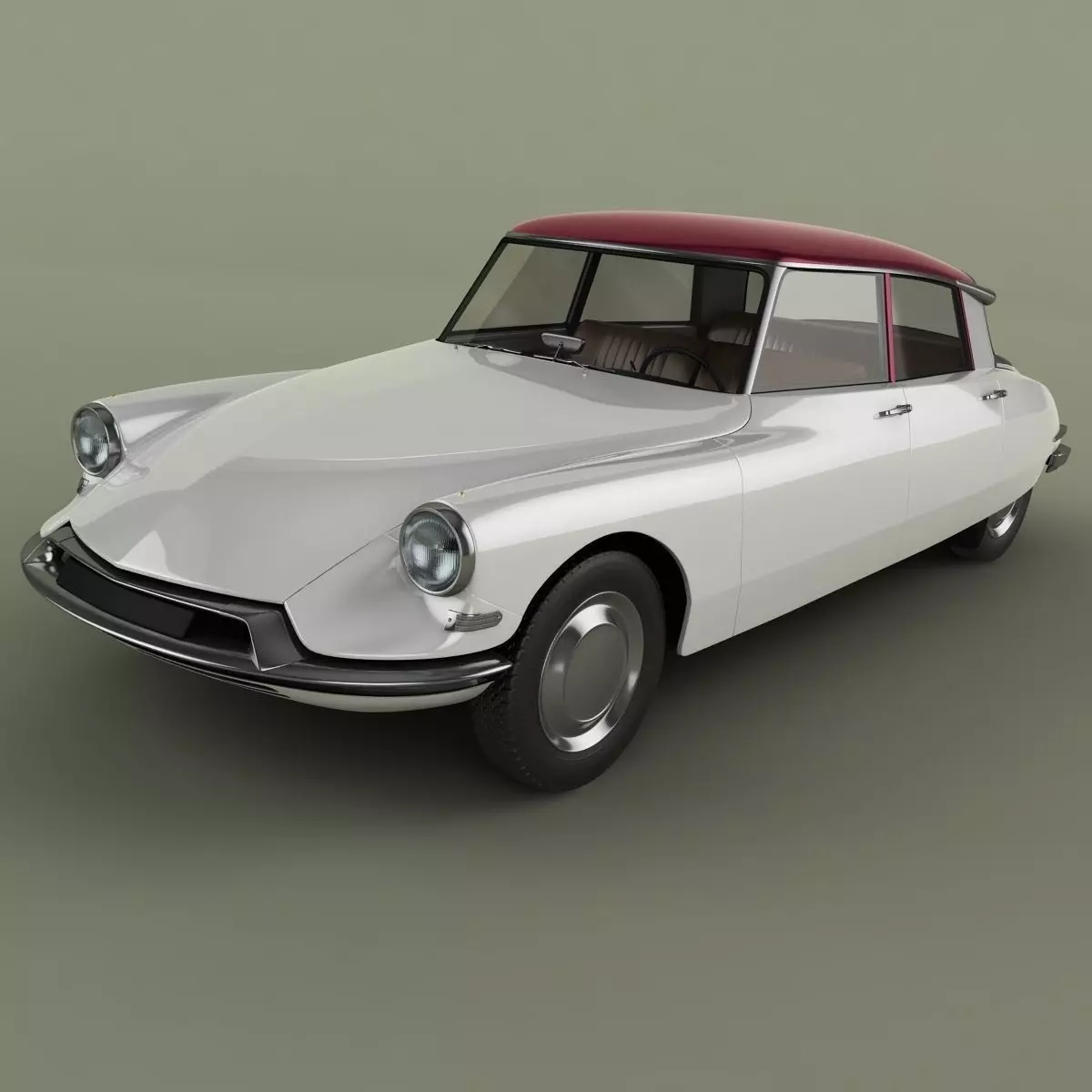Citroen DS 19 3D model_0