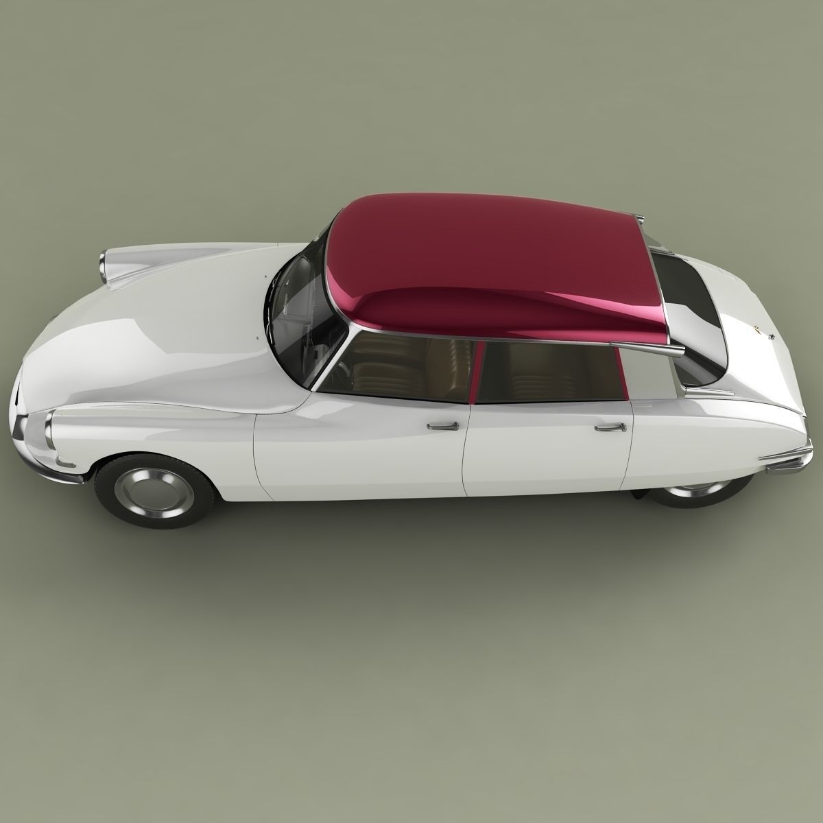 Citroen DS 19 3D model_6