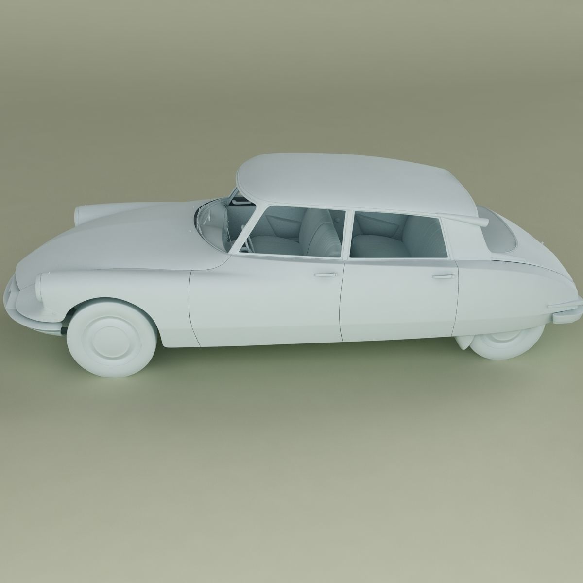 Citroen DS 19 3D model_13