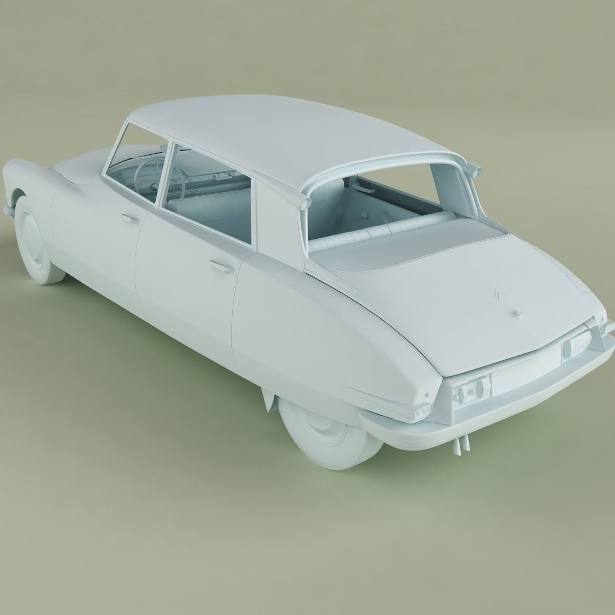 Citroen DS 19 3D model_14