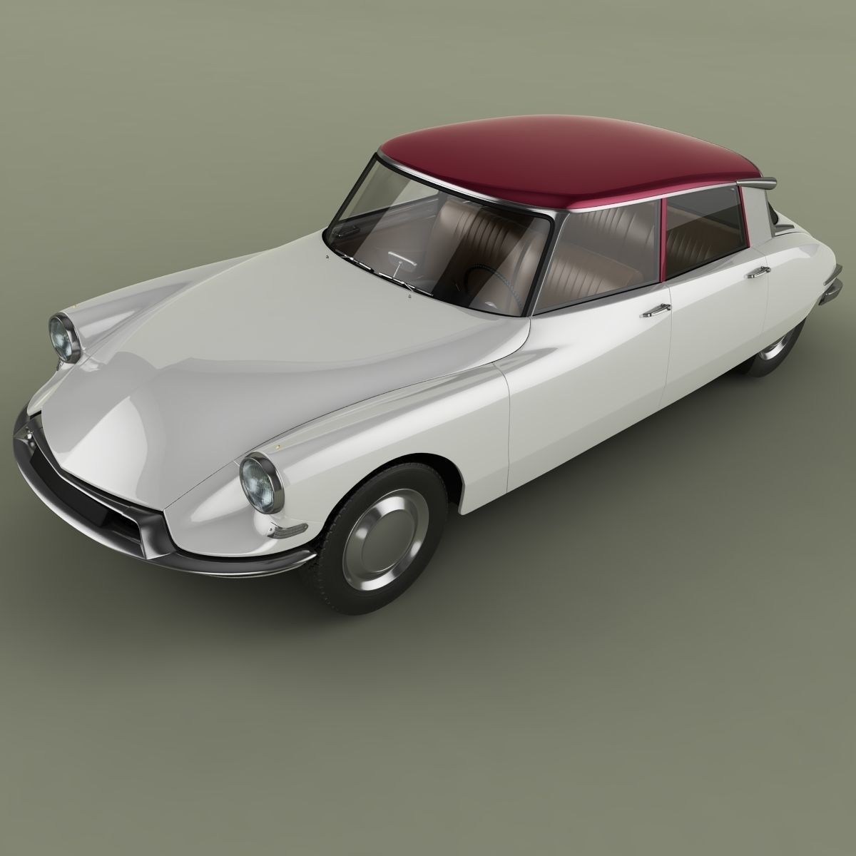 Citroen DS 19 3D model_5