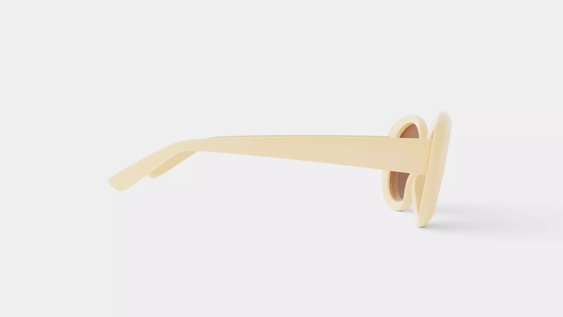 Carolyn Dusty Pink Sunglasses Low-poly 3D model_2