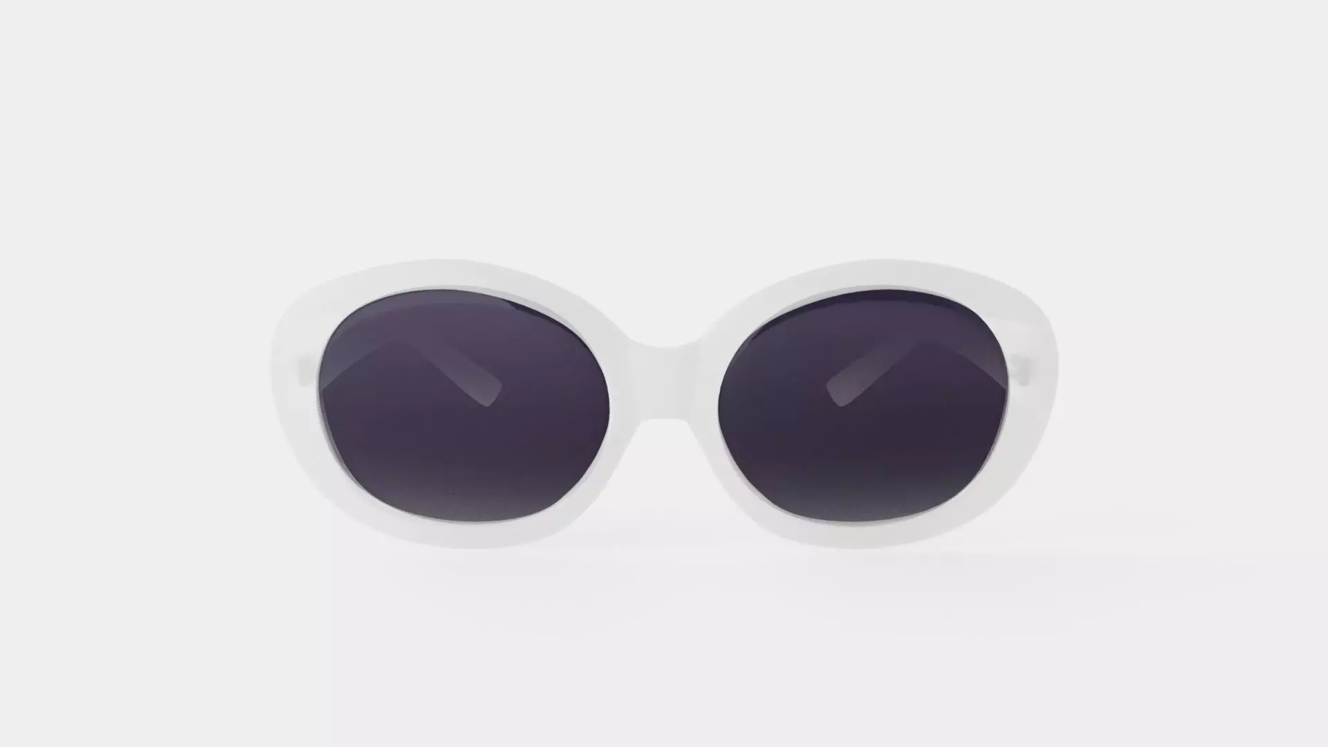 Carolyn Clear Sunglasses Low-poly 3D model_1