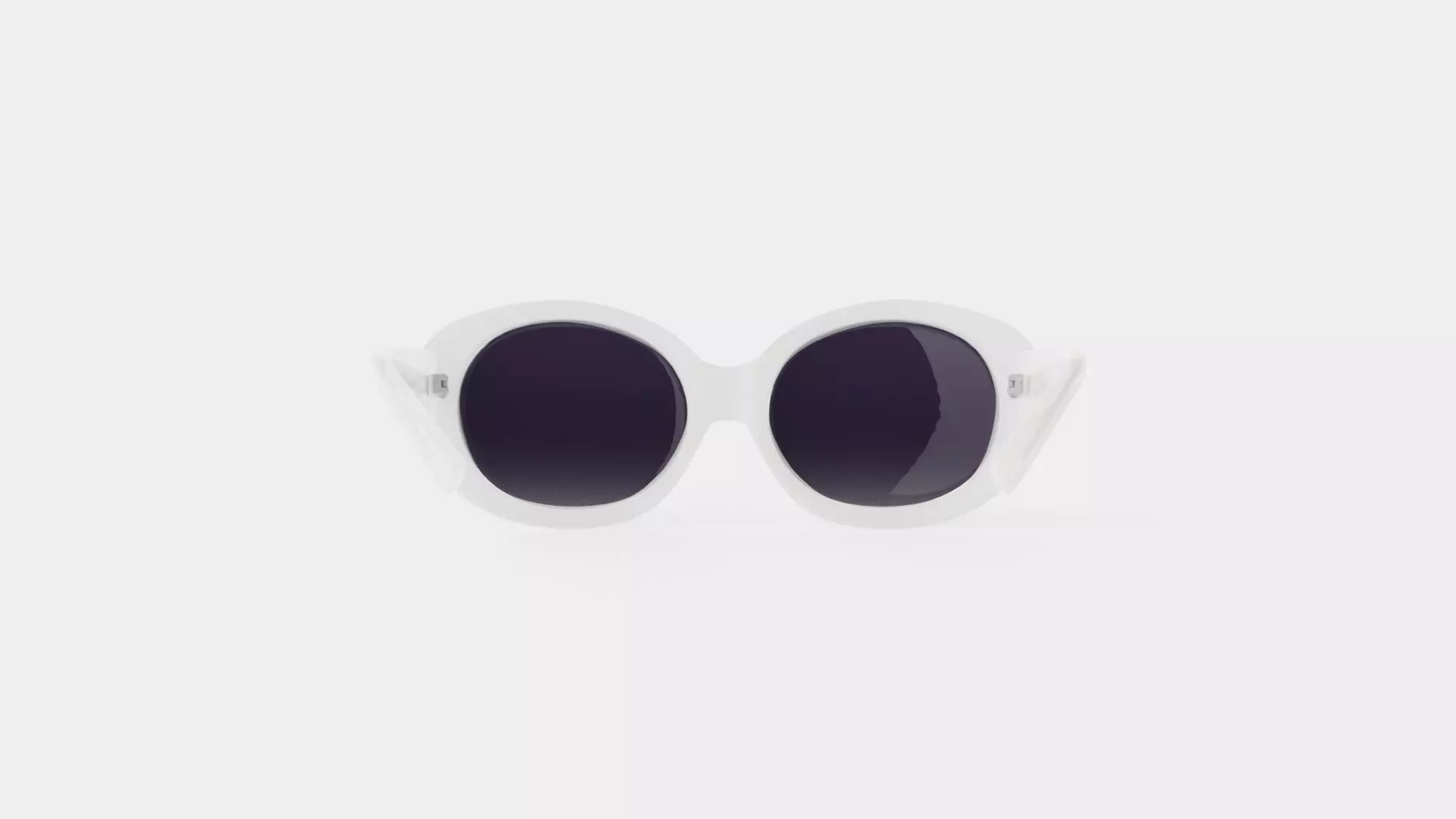 Carolyn Clear Sunglasses Low-poly 3D model_4