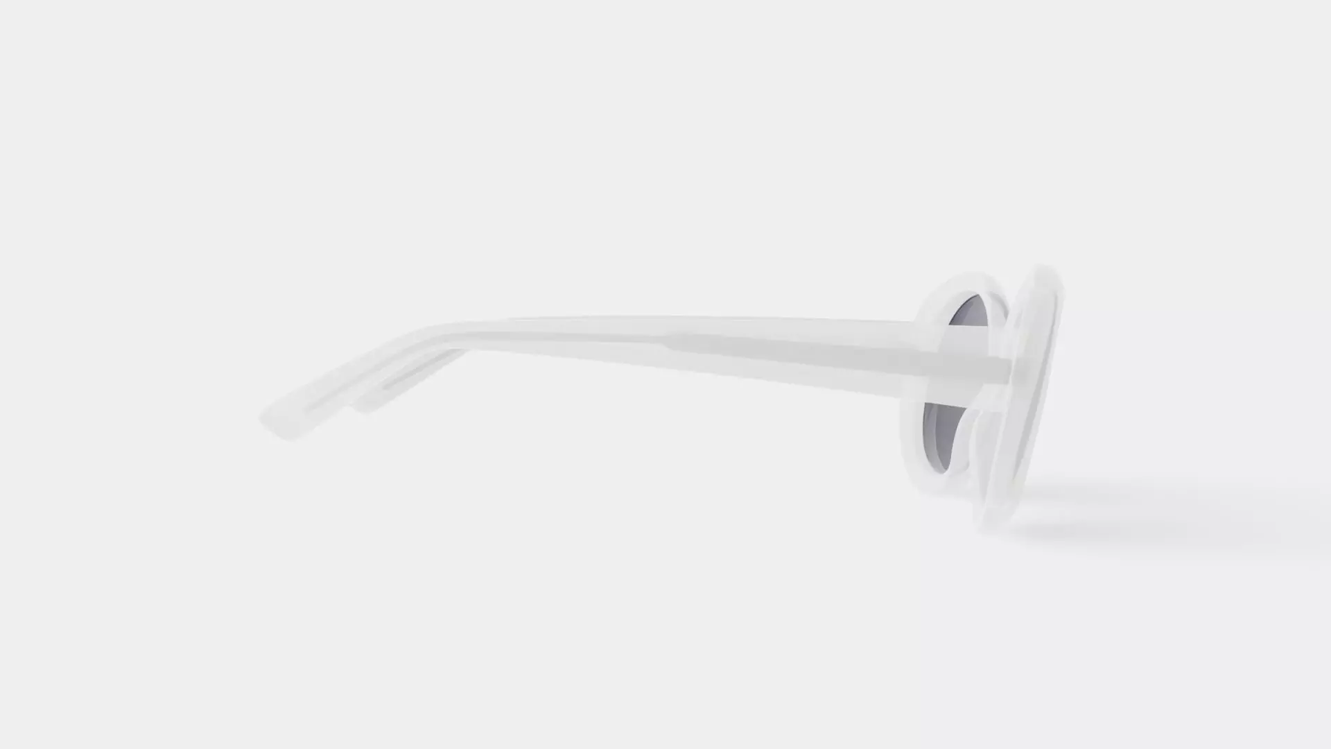 Carolyn Clear Sunglasses Low-poly 3D model_2