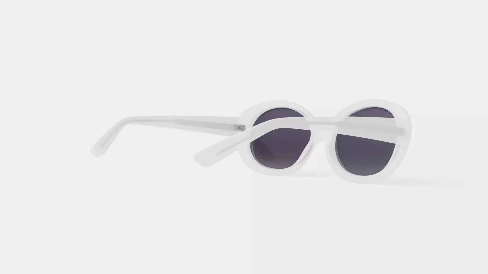 Carolyn Clear Sunglasses Low-poly 3D model_3