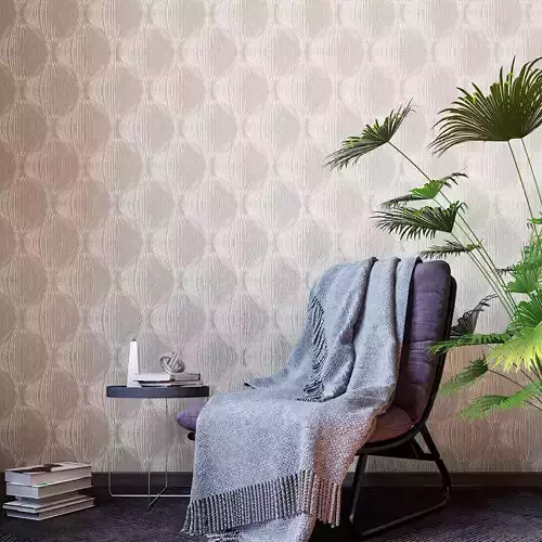 Pearl Ripple Geometric Wallpaper Texture