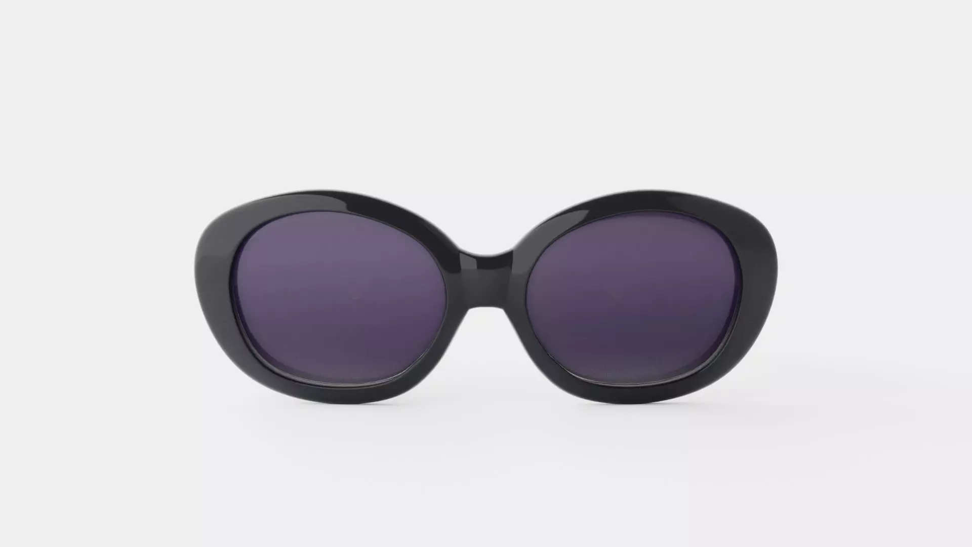 Carolyn Black Sunglasses Low-poly 3D model_1