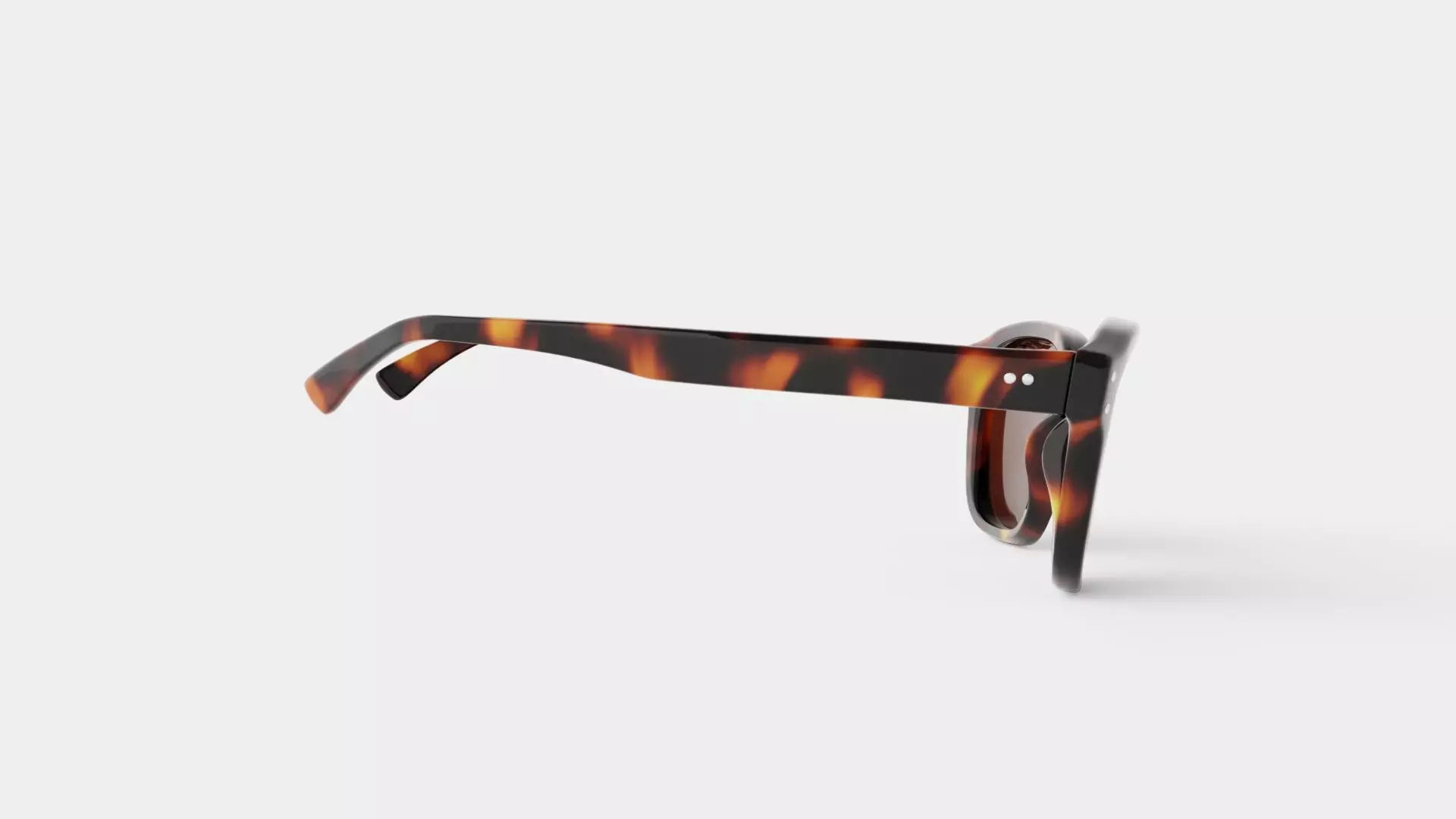 Dean Tortoise Sunglasses Low-poly 3D model_2