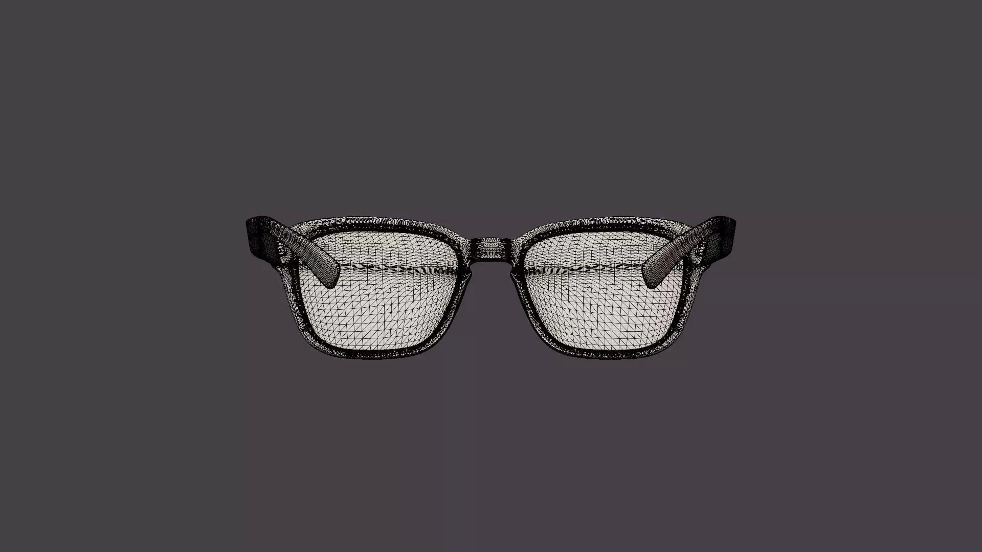 Dean Dusty Pink Sunglasses Low-poly 3D model_5