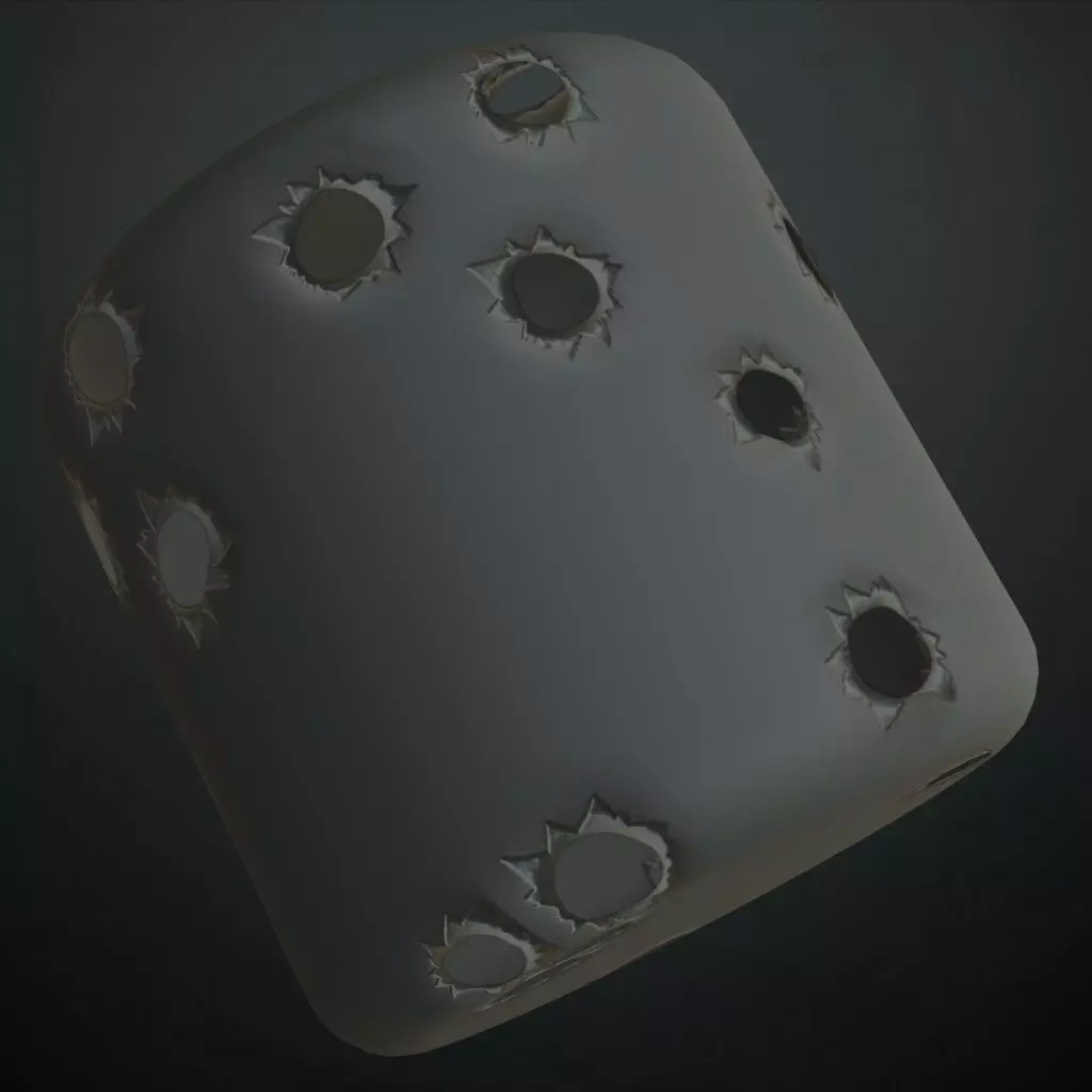 Multiple Bullet Hole Damage Surface PBR Seamless Texture_1