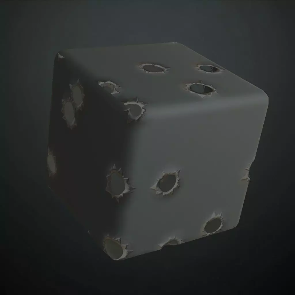 Multiple Bullet Hole Damage Surface PBR Seamless Texture_4