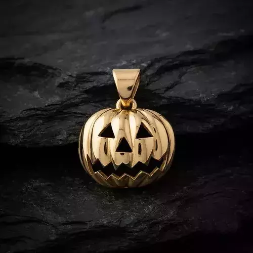 Halloween Pumpkin Pendant