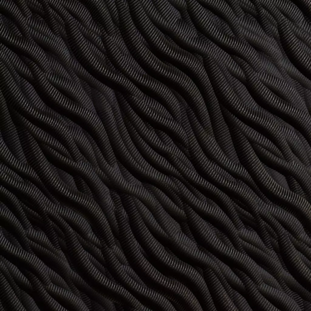Sci-fi Dark Corrugated Hose PBR Seamless Texture_2