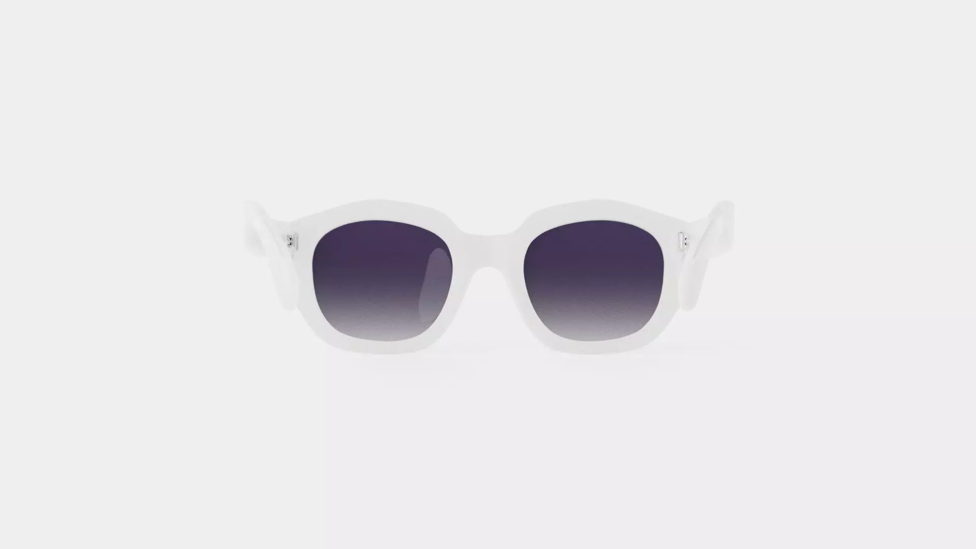 Diana Clear Sunglasses Low-poly 3D model_4