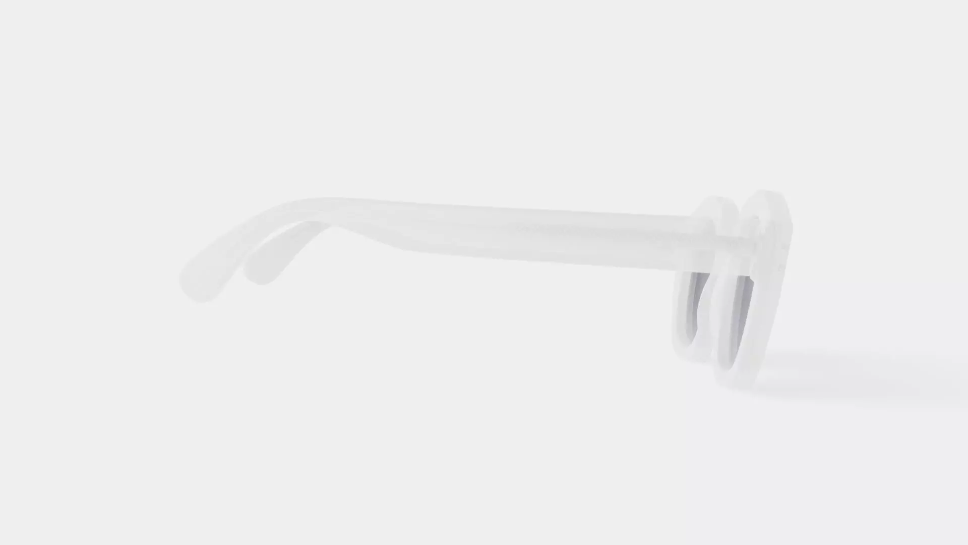 Diana Clear Sunglasses Low-poly 3D model_2