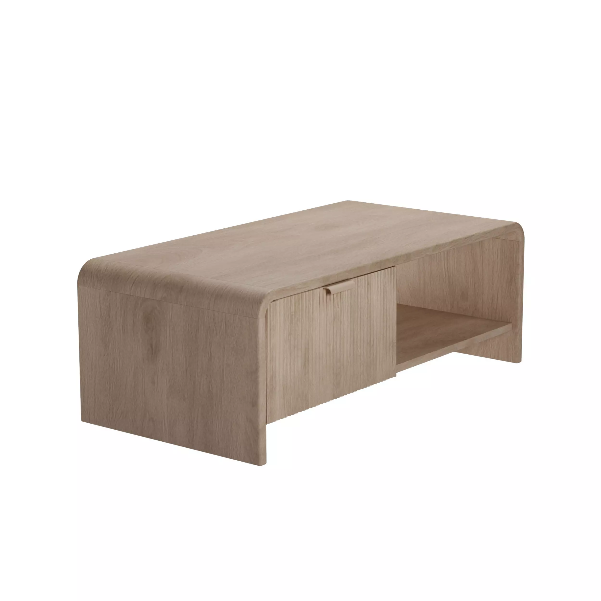 Colonna Modern One Drawer Coffee Table 3D model_5