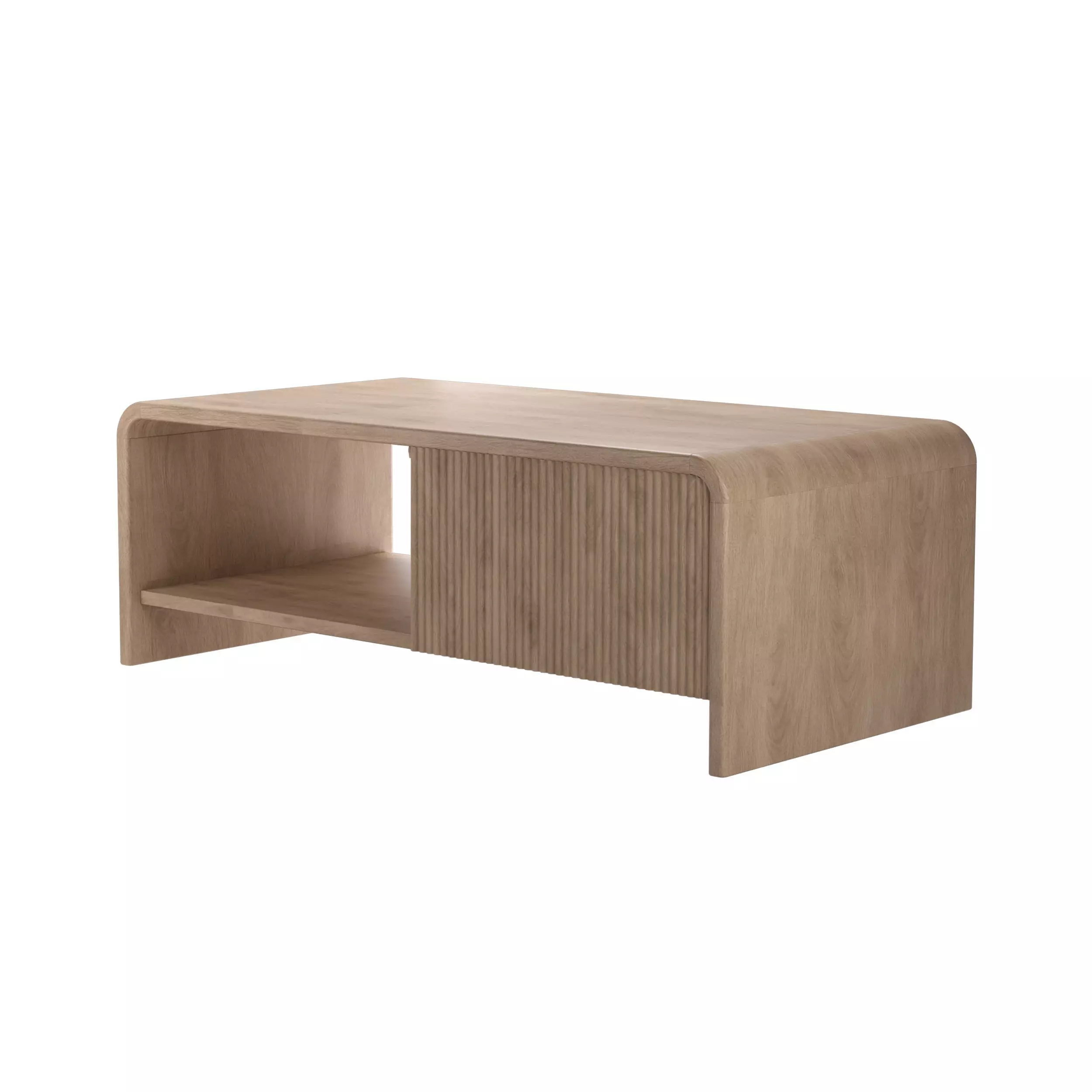 Colonna Modern One Drawer Coffee Table 3D model_6