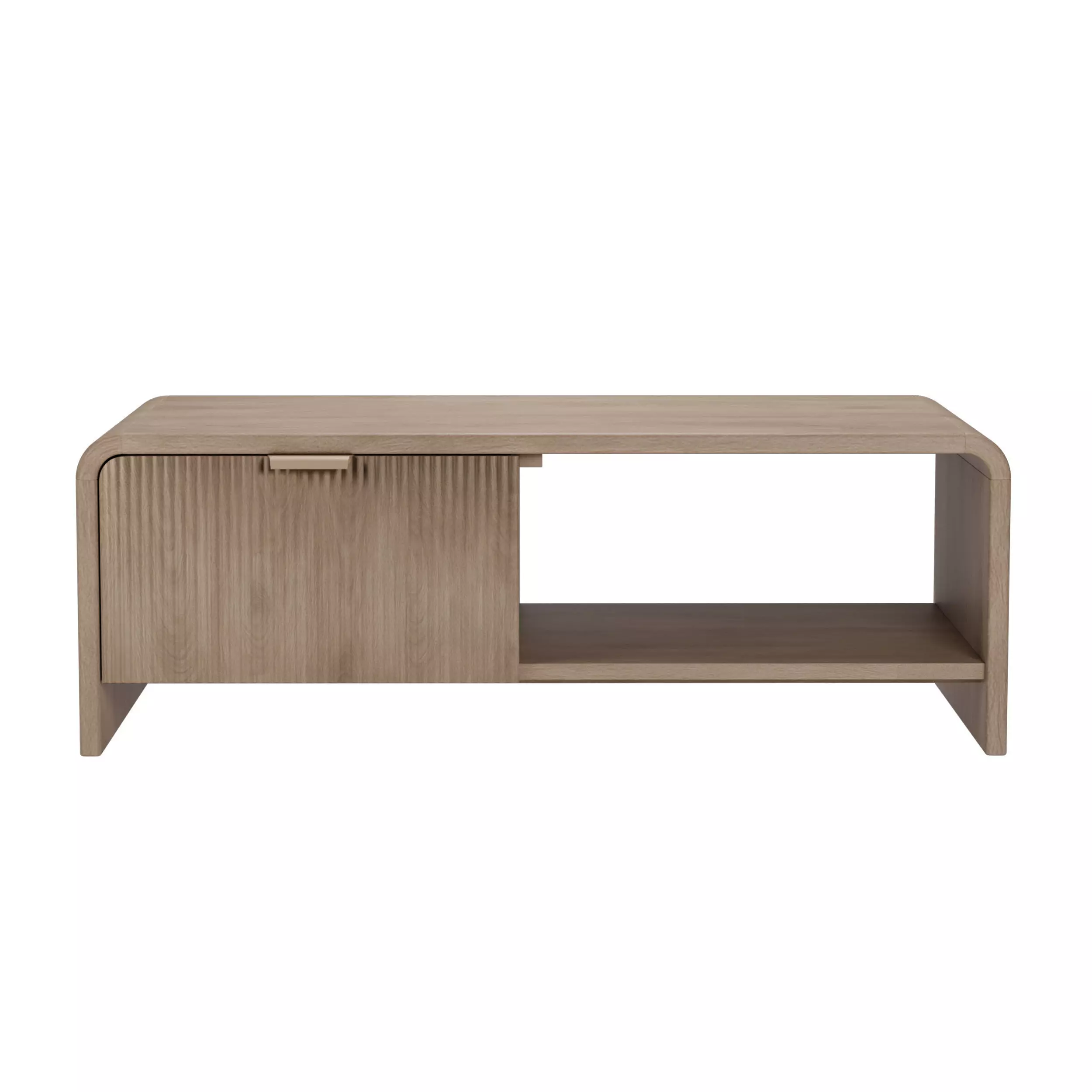 Colonna Modern One Drawer Coffee Table 3D model_0
