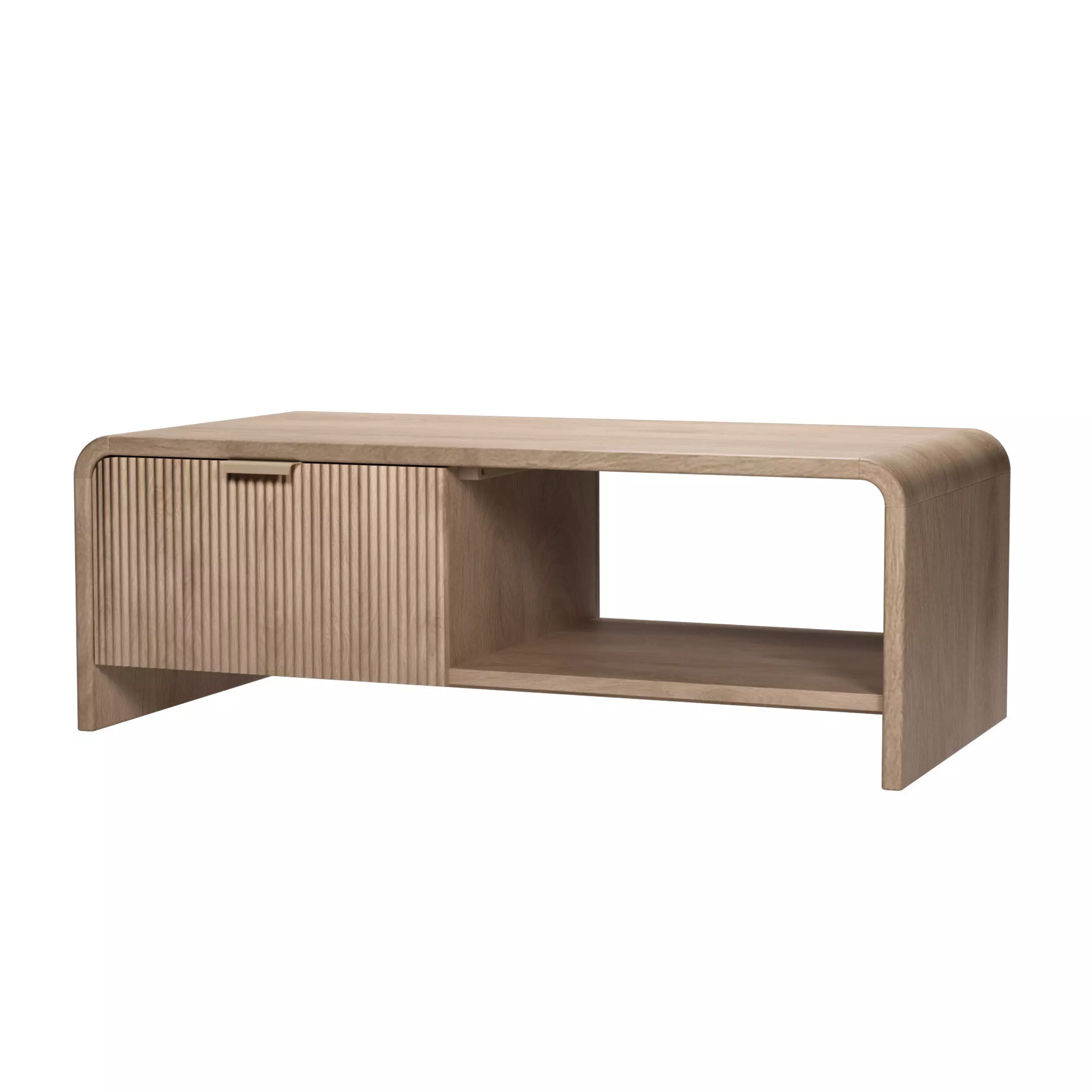 Colonna Modern One Drawer Coffee Table 3D model_1